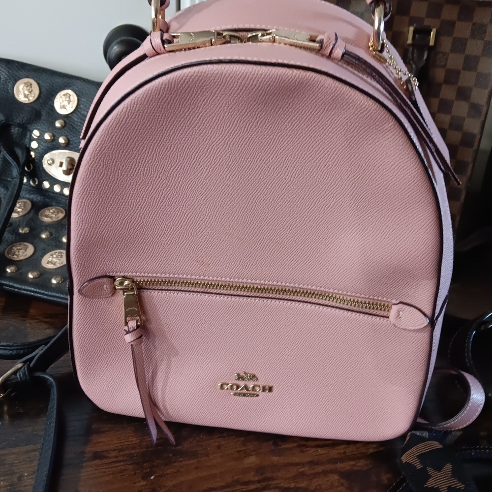 Coach pink back pack